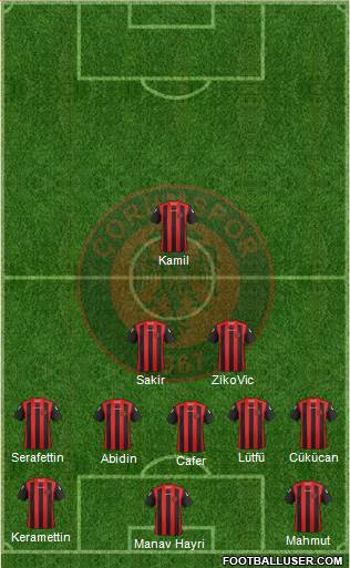 Çorumspor Formation 2013