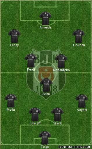 Besiktas JK Formation 2013