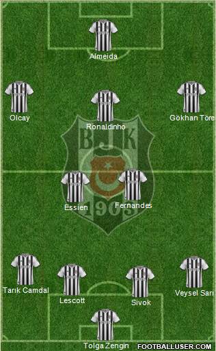 Besiktas JK Formation 2013