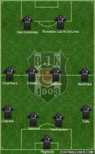 Besiktas JK Formation 2013