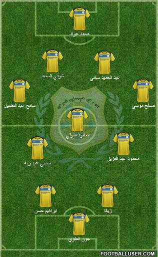 Ismaily Sporting Club Formation 2013