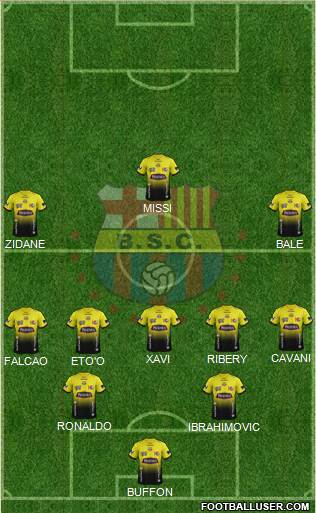 Barcelona SC Formation 2013