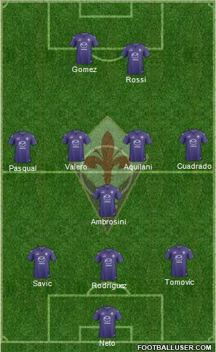 Fiorentina Formation 2013