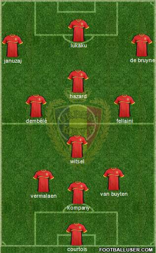 Belgium Formation 2013