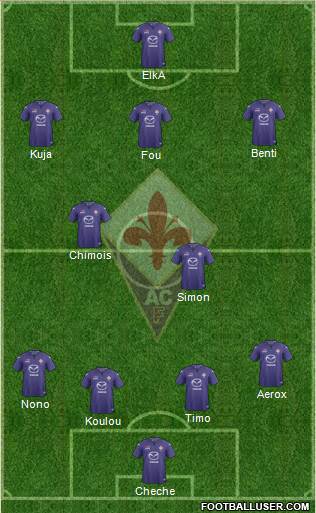 Fiorentina Formation 2013