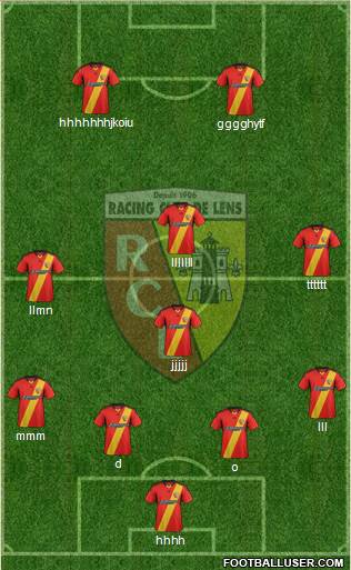 Racing Club de Lens Formation 2013
