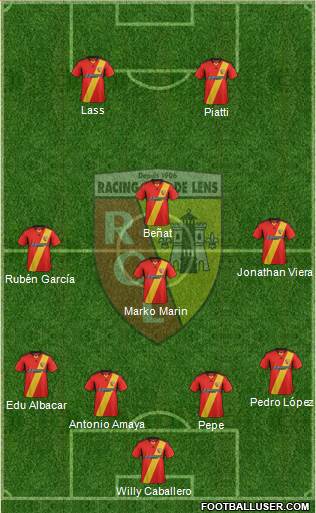 Racing Club de Lens Formation 2013