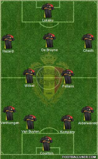 Belgium Formation 2013