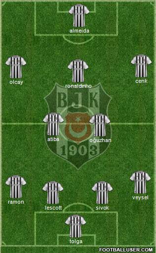 Besiktas JK Formation 2013