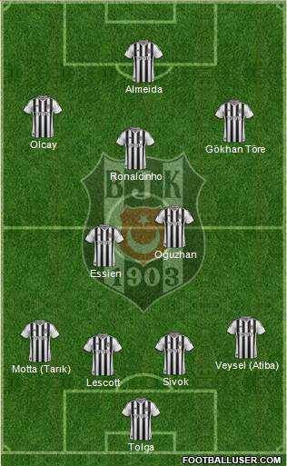 Besiktas JK Formation 2013