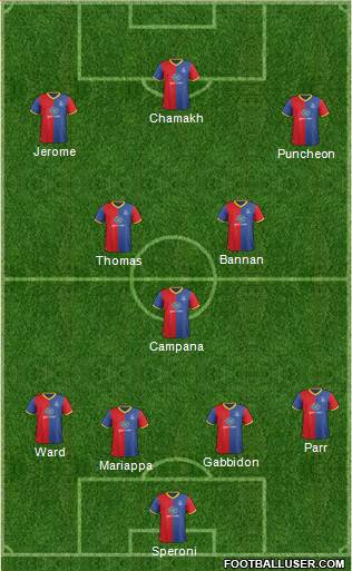 Crystal Palace Formation 2013