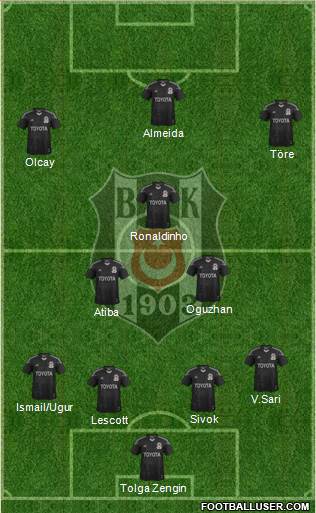 Besiktas JK Formation 2013