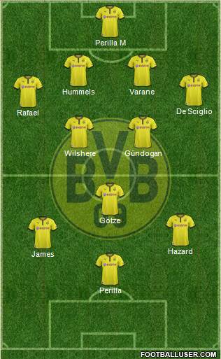 Borussia Dortmund Formation 2013