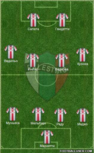 CD Palestino S.A.D.P. Formation 2014