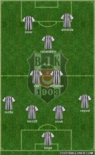 Besiktas JK Formation 2014