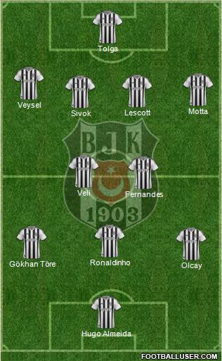 Besiktas JK Formation 2014