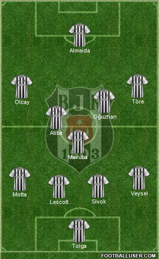 Besiktas JK Formation 2014