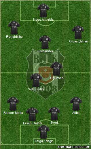 Besiktas JK Formation 2014