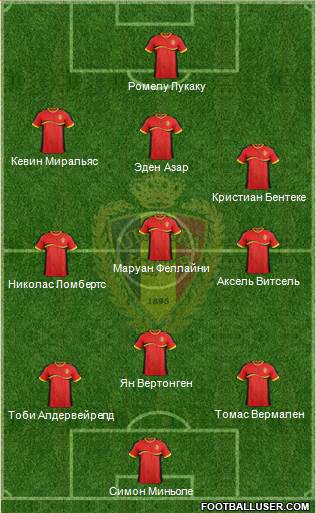Belgium Formation 2014