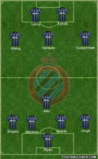 Club Brugge KV Formation 2014