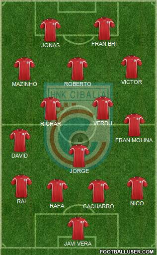 HNK Cibalia Formation 2014