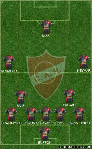 Club Atlético Rentistas Formation 2014