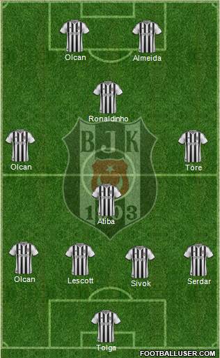 Besiktas JK Formation 2014