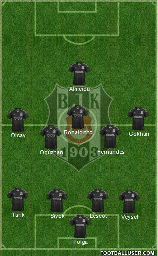 Besiktas JK Formation 2014