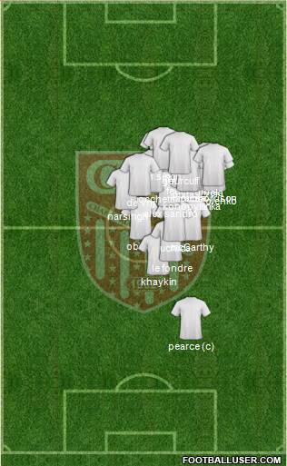 Chabab Riadhi Belouizdad football formation