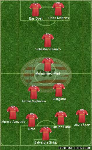 PSV Formation 2014