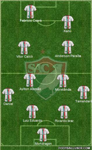 Salgueiro AC Formation 2014