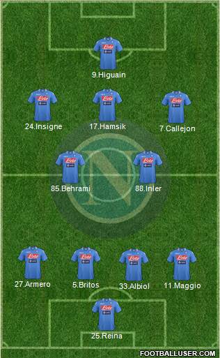 Napoli Formation 2014