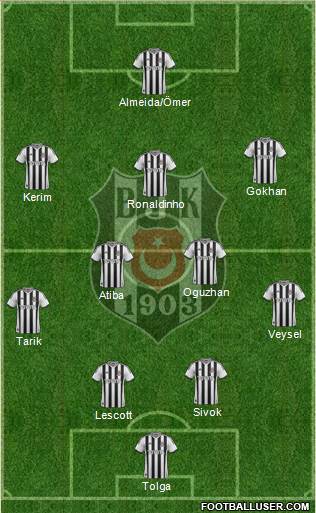 Besiktas JK Formation 2014