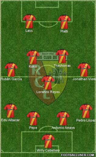 Racing Club de Lens Formation 2014