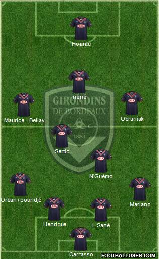 FC Girondins de Bordeaux Formation 2014