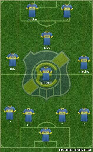 CD Everton de Viña del Mar S.A.D.P. Formation 2014