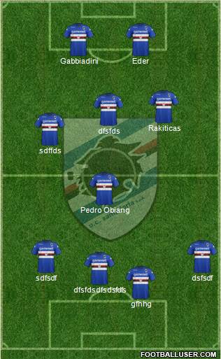 Sampdoria Formation 2014