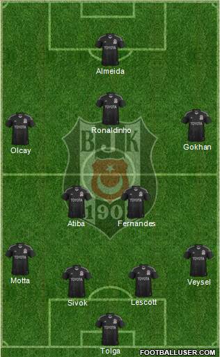 Besiktas JK Formation 2014