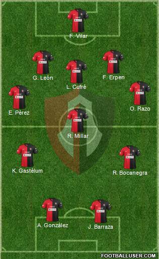 Club Deportivo Atlas Formation 2014