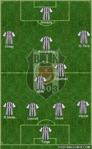 Besiktas JK Formation 2014