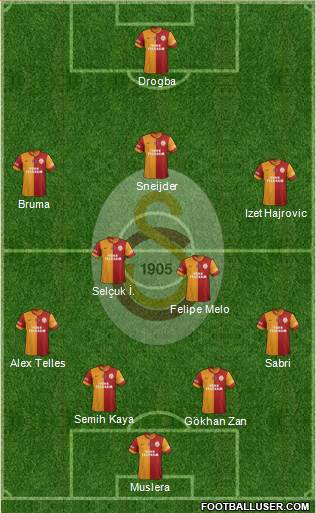Galatasaray SK Formation 2014
