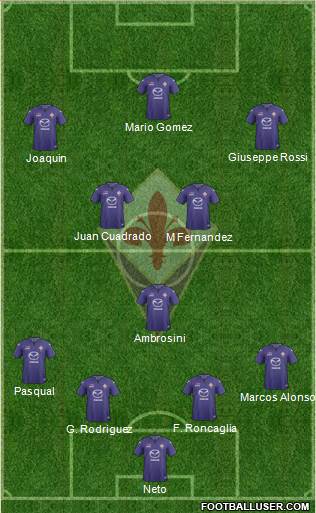 Fiorentina Formation 2014