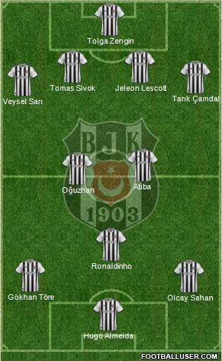 Besiktas JK Formation 2014