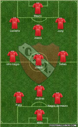 Independiente Formation 2014