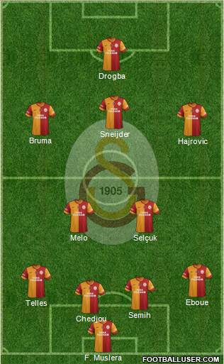 Galatasaray SK Formation 2014