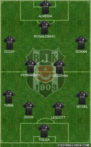 Besiktas JK Formation 2014