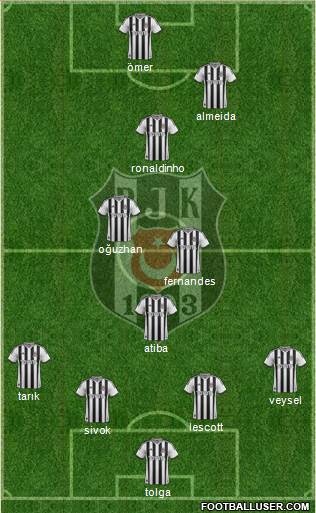 Besiktas JK Formation 2014