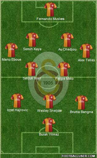 Galatasaray SK Formation 2014