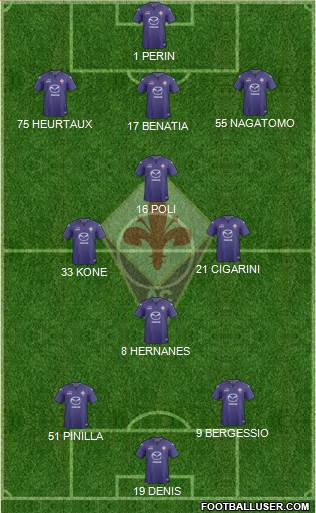 Fiorentina Formation 2014