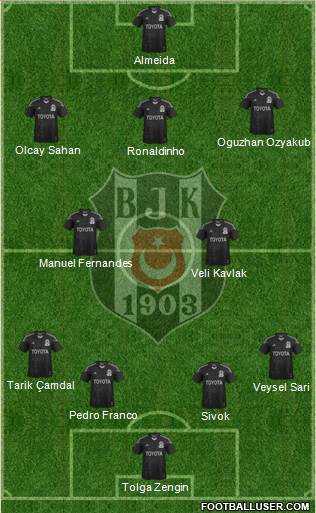 Besiktas JK Formation 2014